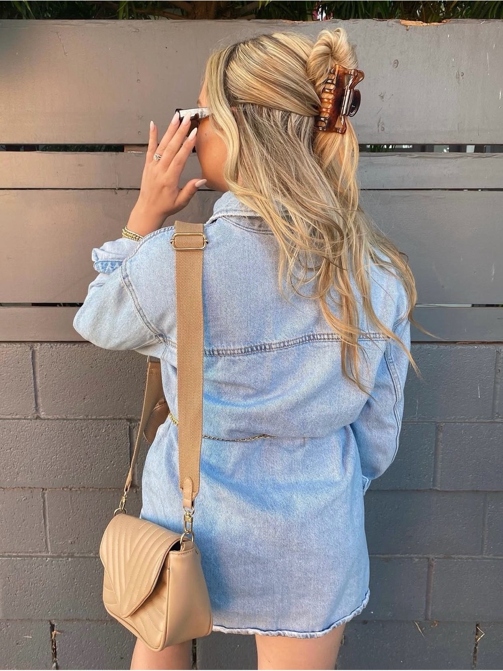 Zara Light Blue Denim Women's Jacket